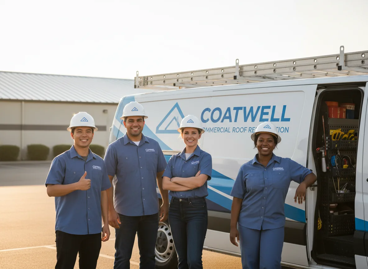 Commercial roof coating company in Chandler, TX
